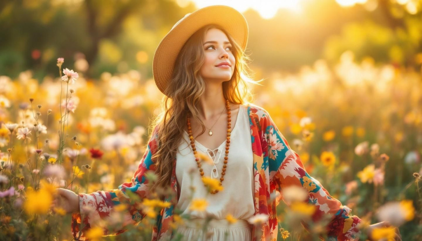 Entdecken Sie die Freiheit des Boho-Stils durch vielseitige Kleidung